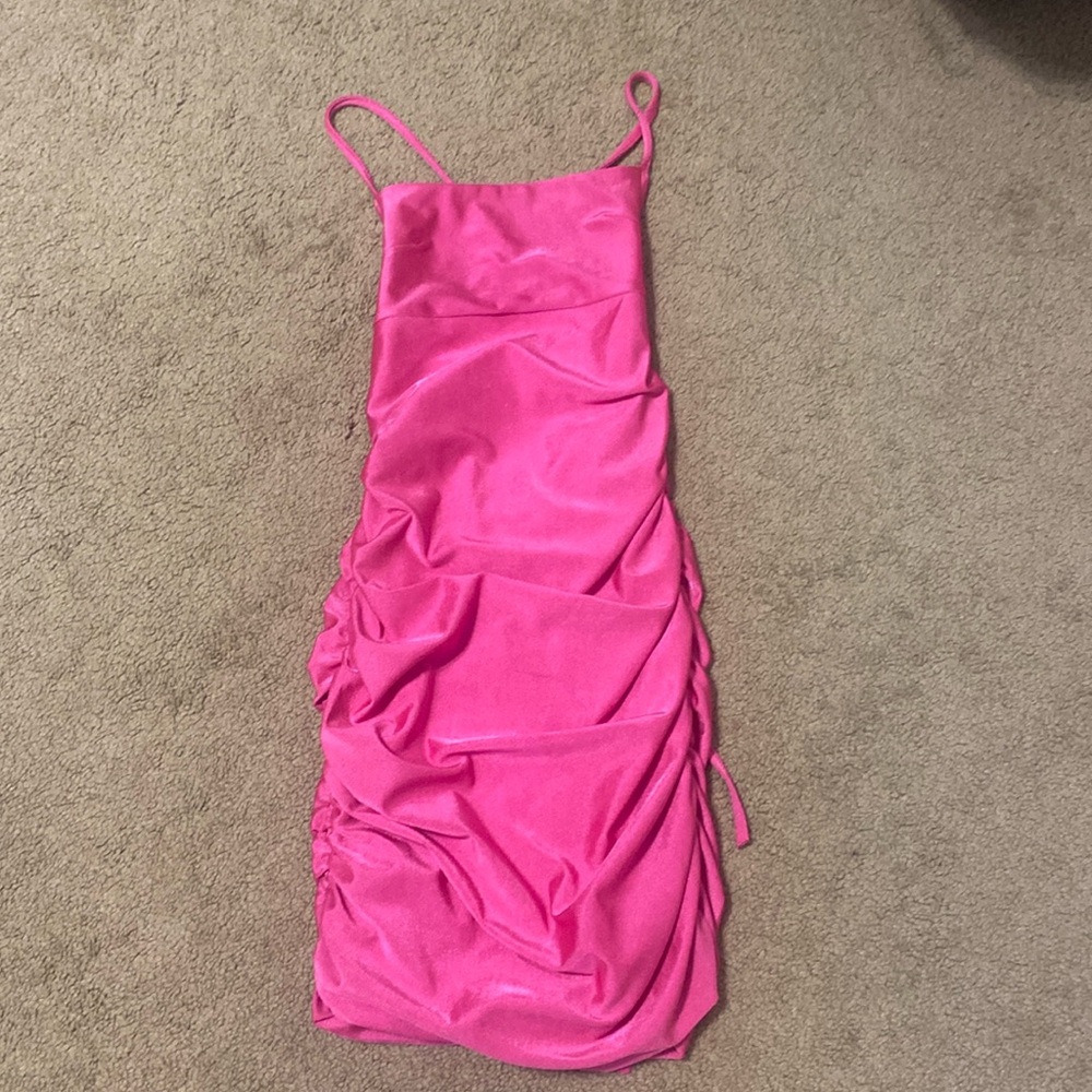 Hot Pink Mini Dress